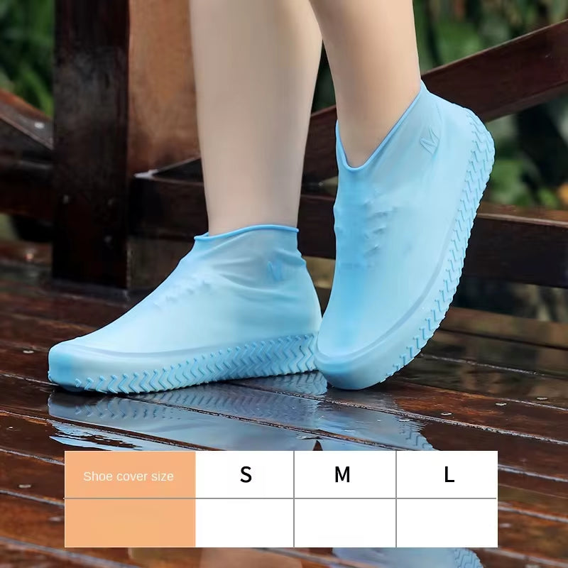 DryStep Waterproof Shoe Covers – Reusable Silicone Overshoes, Non-Slip Rain Boot Protectors for Outdoor Walking, Cycling & Travel