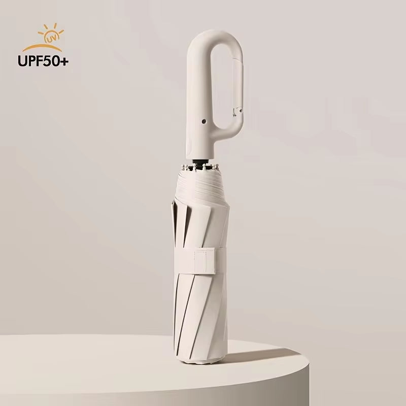 Windproof Reinforced 105CM Automatic Folding Umbrella for Men with Large Handle, Wind and Water Resistant, Durable Outdoor Protection