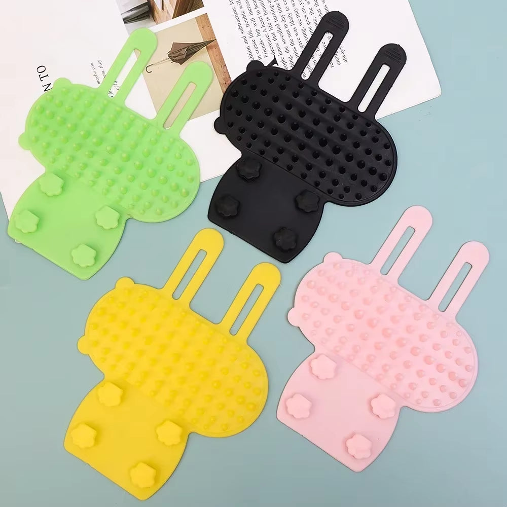 FurAway Brush – Silicone Pet Hair Removal & Massage Comb for Cats and Dogs, Self-Cleaning Grooming Tool (1–4 PCS)
