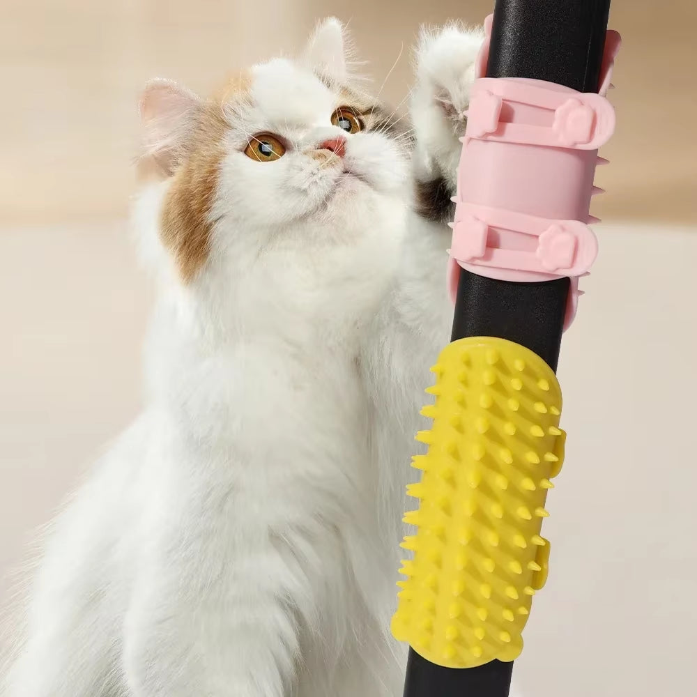 FurAway Brush – Silicone Pet Hair Removal & Massage Comb for Cats and Dogs, Self-Cleaning Grooming Tool (1–4 PCS)