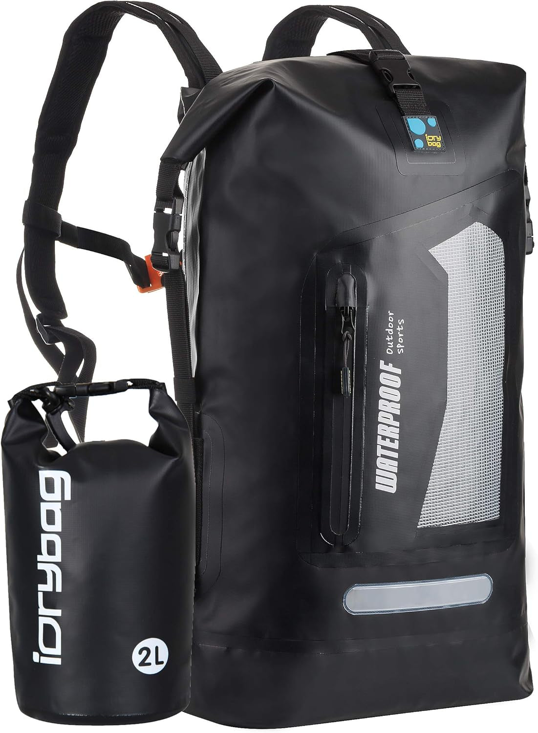 AquaShield Waterproof Backpack – 20L/30L/40L Floating Dry Bag for Kayaking, Hiking, Camping & Outdoor Adventures