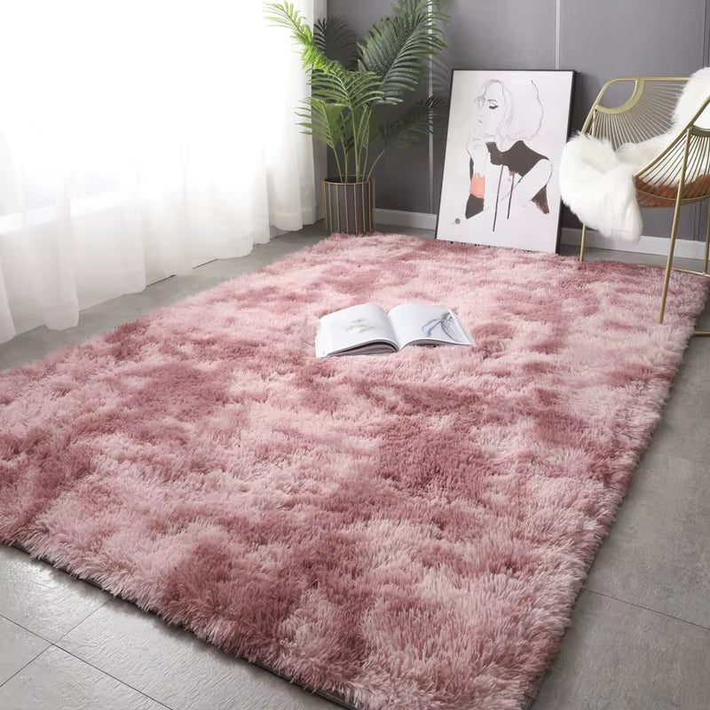 Soft Plush Carpet for Living Room or Kids Bedroom, Modern Fluffy Area Rug, Cozy Floor Mat for Sofa, Nursery, or Playroom Decor