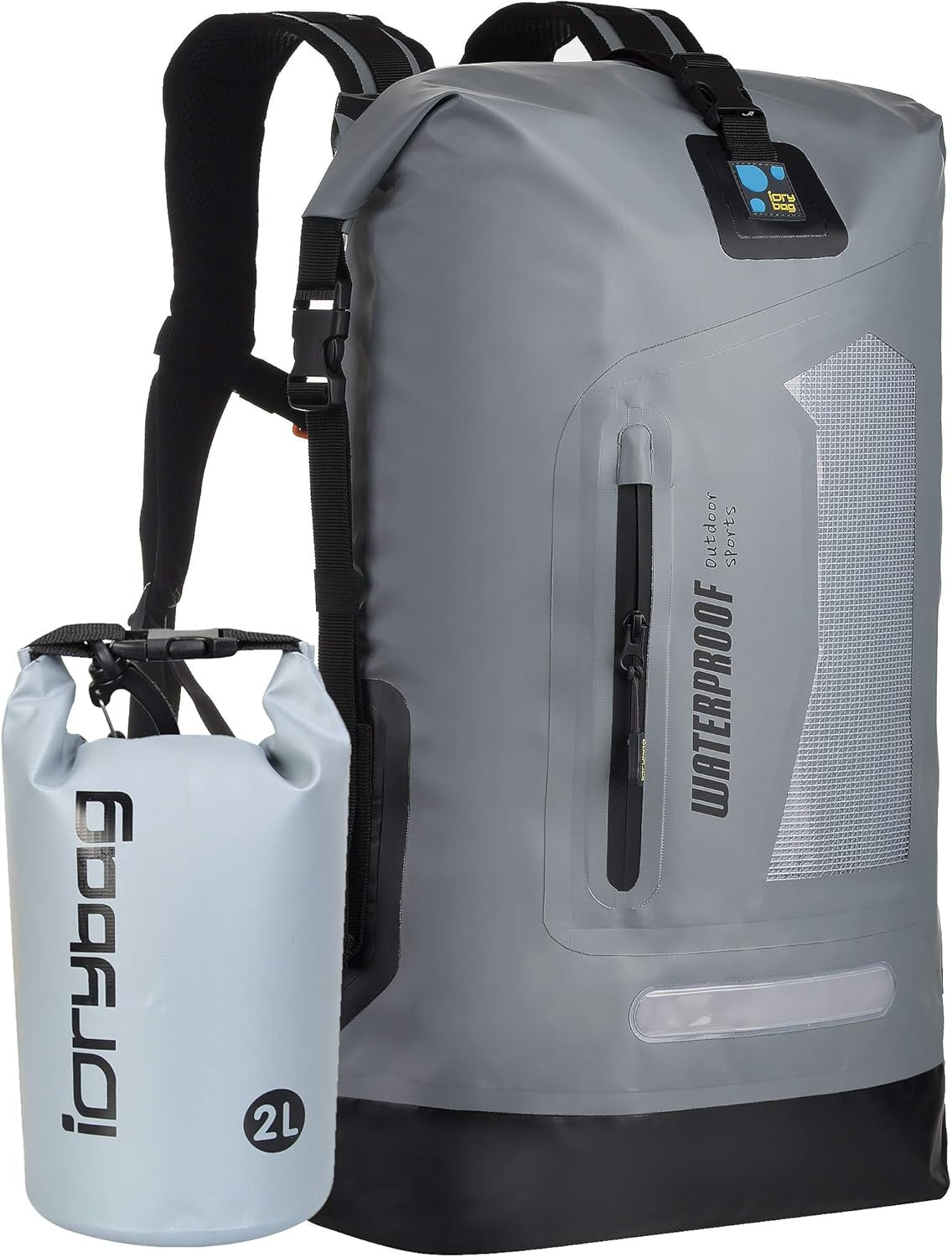 AquaShield Waterproof Backpack – 20L/30L/40L Floating Dry Bag for Kayaking, Hiking, Camping & Outdoor Adventures