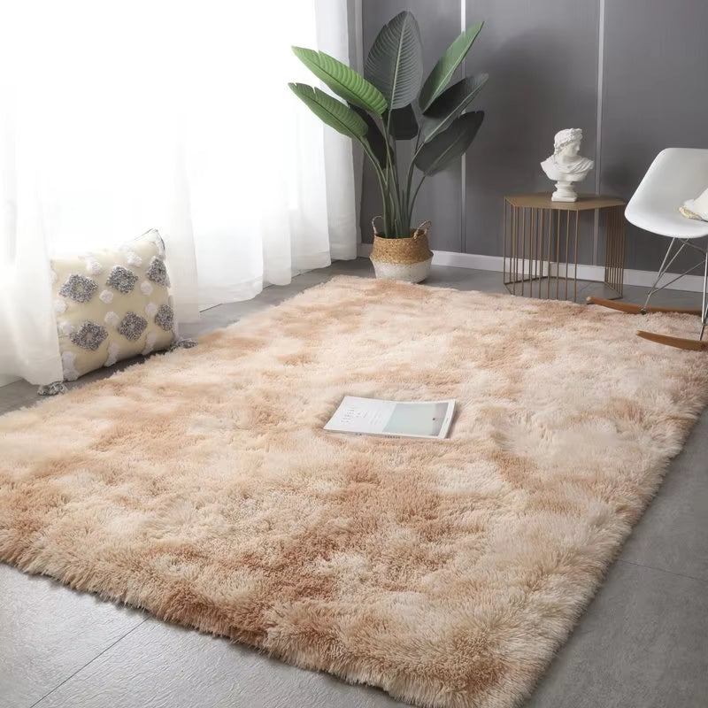 Soft Plush Carpet for Living Room or Kids Bedroom, Modern Fluffy Area Rug, Cozy Floor Mat for Sofa, Nursery, or Playroom Decor