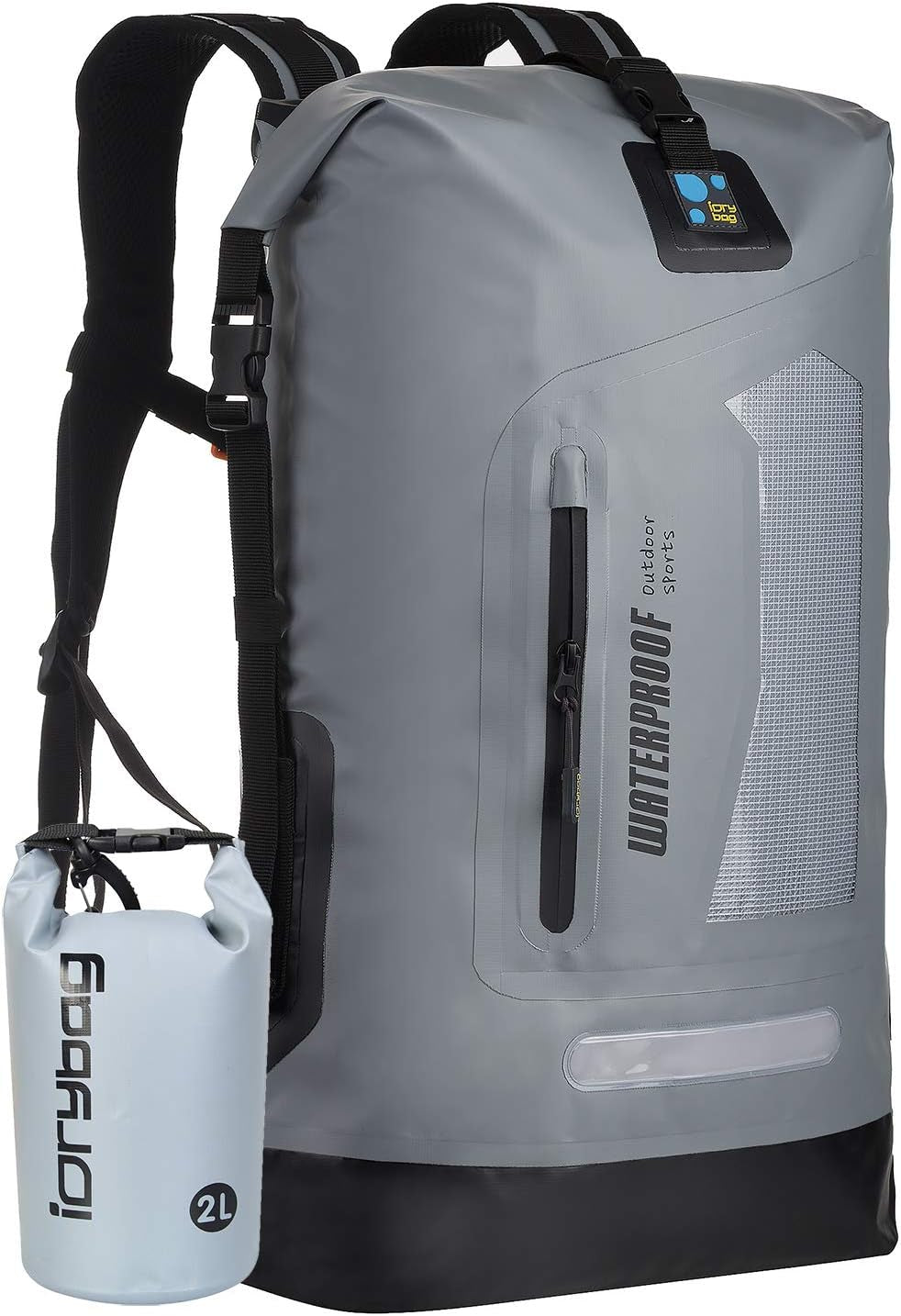 AquaShield Waterproof Backpack – 20L/30L/40L Floating Dry Bag for Kayaking, Hiking, Camping & Outdoor Adventures