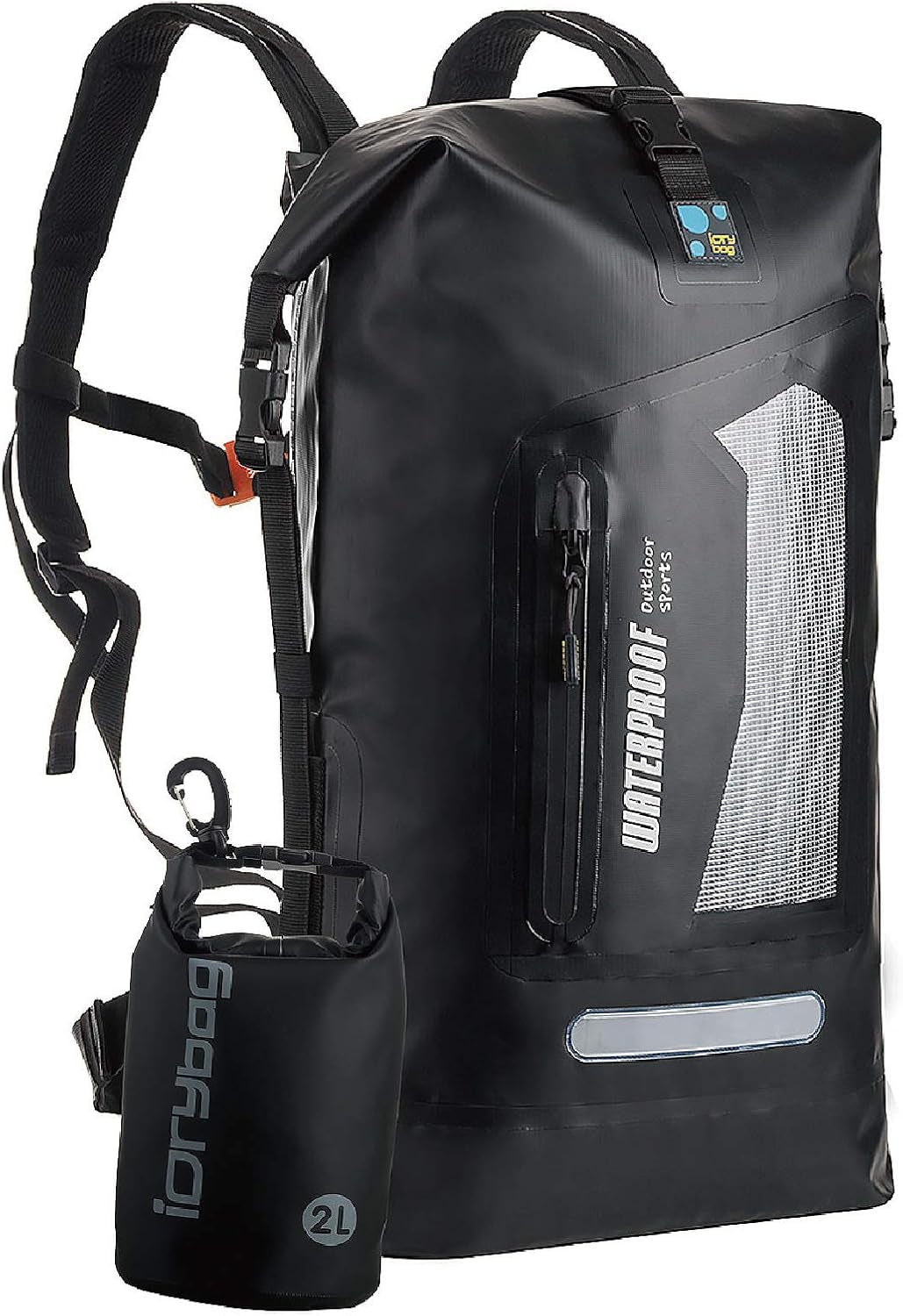 AquaShield Waterproof Backpack – 20L/30L/40L Floating Dry Bag for Kayaking, Hiking, Camping & Outdoor Adventures