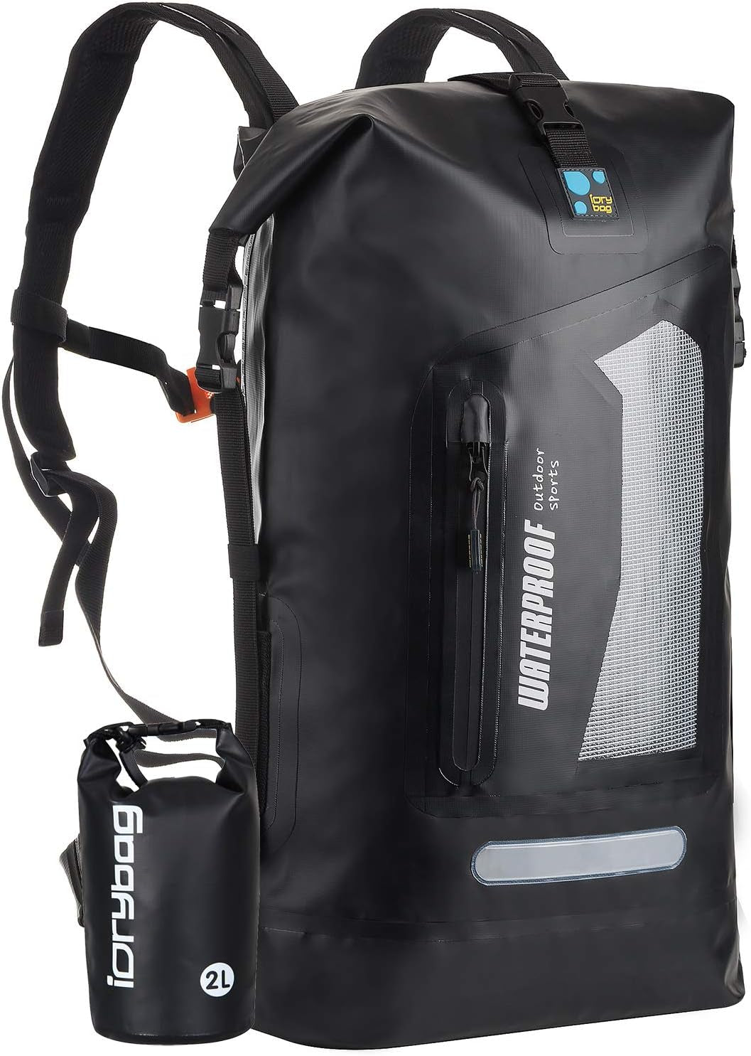 AquaShield Waterproof Backpack – 20L/30L/40L Floating Dry Bag for Kayaking, Hiking, Camping & Outdoor Adventures