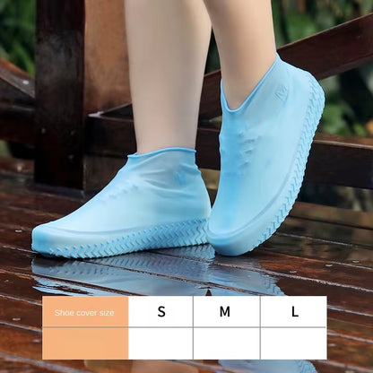 DryStep Waterproof Shoe Covers – Reusable Silicone Overshoes, Non-Slip Rain Boot Protectors for Outdoor Walking, Cycling & Travel