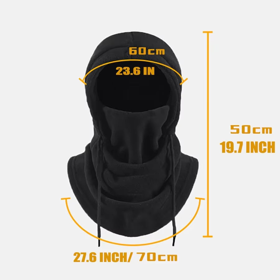 FrostGuard™ Knit Fleece Windproof Balaclava – Warm Outdoor Cycling, Skiing & Snowboarding Mask with Neck & Face Protection for Cold Weather