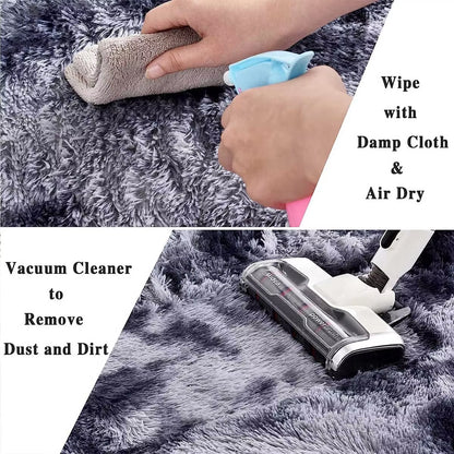 Soft Plush Carpet for Living Room or Kids Bedroom, Modern Fluffy Area Rug, Cozy Floor Mat for Sofa, Nursery, or Playroom Decor