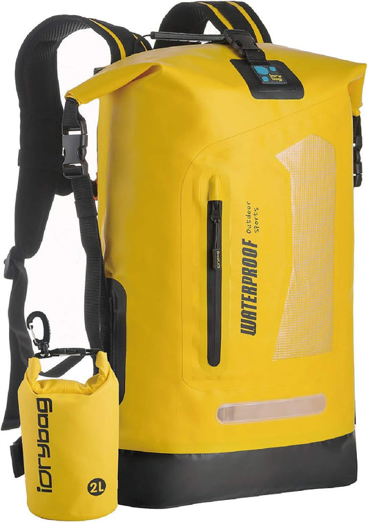 AquaShield Waterproof Backpack – 20L/30L/40L Floating Dry Bag for Kayaking, Hiking, Camping & Outdoor Adventures