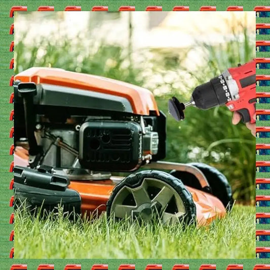 BladeMaster Lawn Mower Blade Sharpener – Universal Lawn Care Tool for Faster, Cleaner Cuts