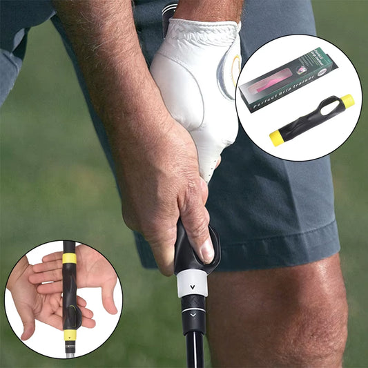Golf Grip Trainer – Hand Positioning Aid for Beginners, Swing Practice, Club Grip Correction Tool