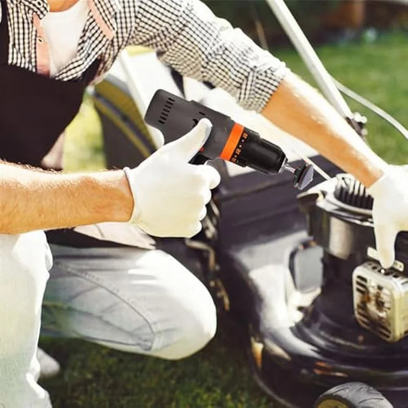 BladeMaster Lawn Mower Blade Sharpener – Universal Lawn Care Tool for Faster, Cleaner Cuts