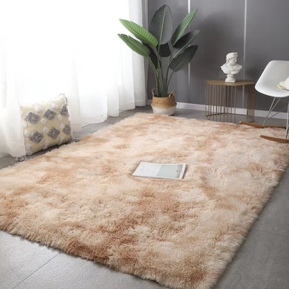 Soft Plush Carpet for Living Room or Kids Bedroom, Modern Fluffy Area Rug, Cozy Floor Mat for Sofa, Nursery, or Playroom Decor