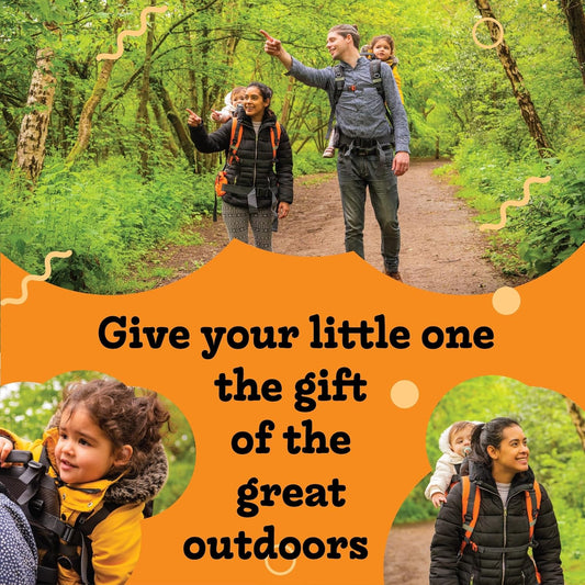 SummitTrail Baby Carrier Backpack – Supportive Toddler Hiking Pack with Diaper Pad, Insulated Pocket & Weatherproof Hood