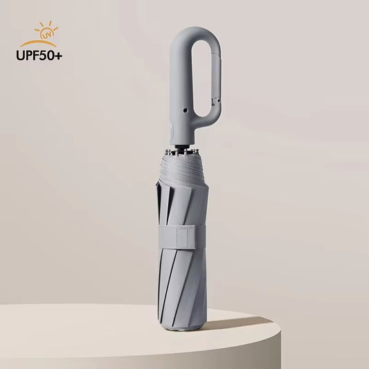 Windproof Reinforced 105CM Automatic Folding Umbrella for Men with Large Handle, Wind and Water Resistant, Durable Outdoor Protection