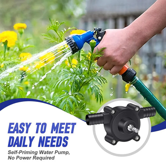 AquaDrive Liquid Transfer Pump – Portable Self-Priming Electric Drill Pump for Water, Oil & Household Tasks with Bracket & Pipe Clamps