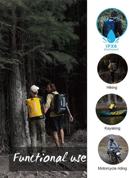 AquaShield Waterproof Backpack – 20L/30L/40L Floating Dry Bag for Kayaking, Hiking, Camping & Outdoor Adventures
